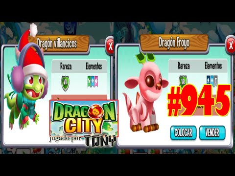 Dragon City "Capítulo 945 - El Dragón Villancicos y  Dragón Froyo" por Tony