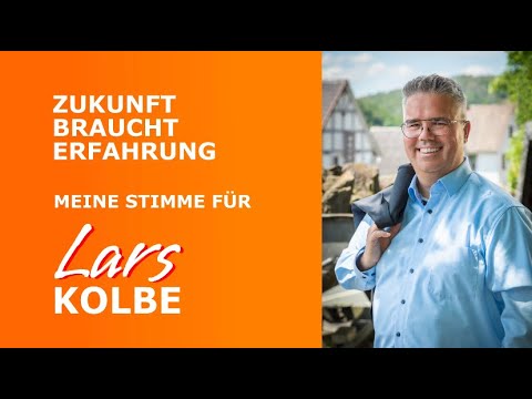 Lars Kolbe bewirbt sich  für das Amt des Bürgermeisters in Dautphetal