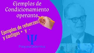 Condicionamiento operante ejemplos