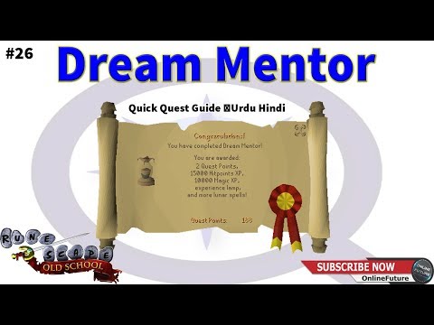OSRS│How To Complete Dream Mentor Quest 2020 │Quick Quest Guide │Urdu Hindi