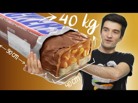 AM FACUT SNICKERS GIGANT DE 40 KG !!!