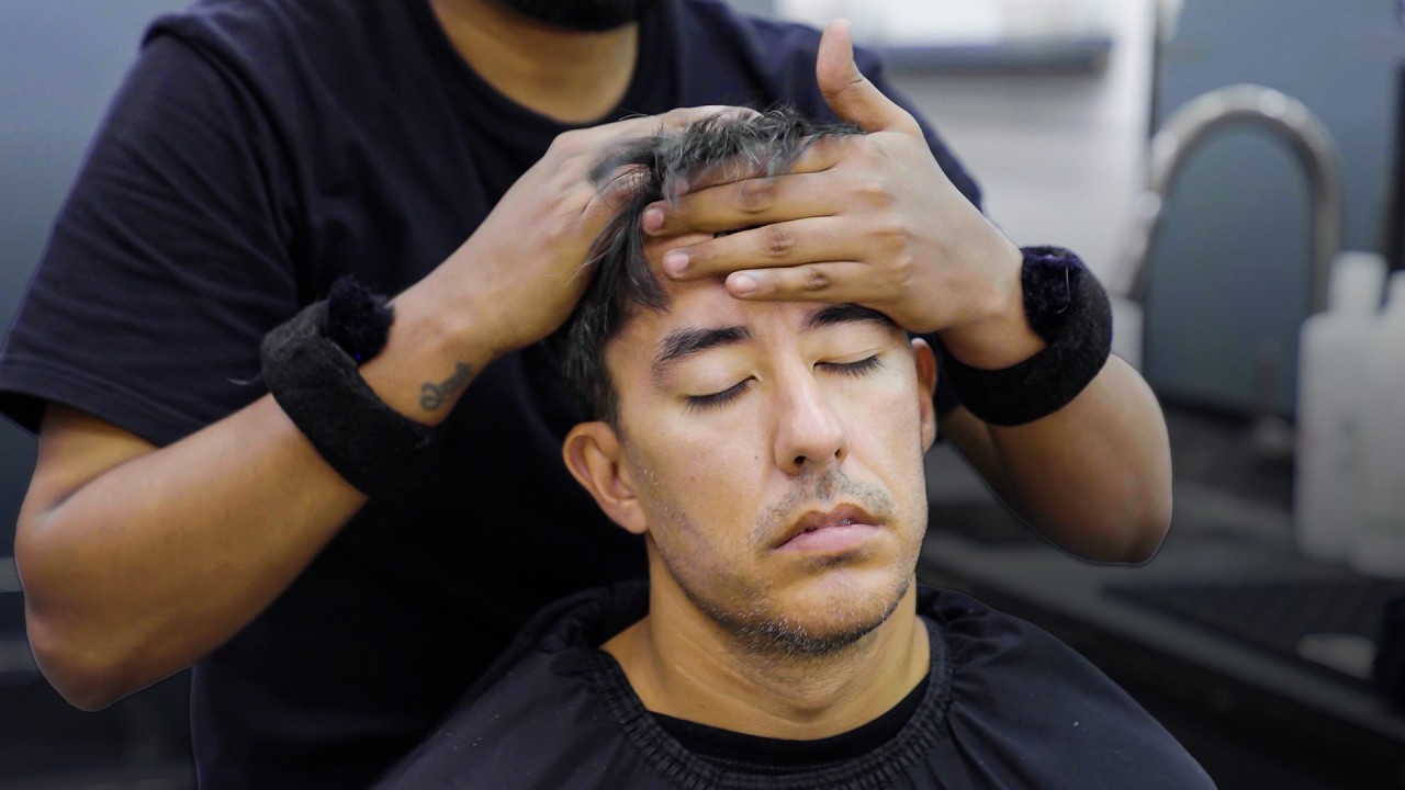 THE ULTIMATE Head Massage Experience at Nomad Barber Mumbai 💈 Magic Hands of Barber Sushant 💆‍♂️💤