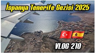 İspanya Kanarya Adaları Tenerife Gezisi 2025 | Santa Cruz De Tenerife | Ocak Ayı