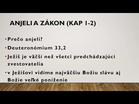 Poznanie Biblie - (147) - List Hebrejom, II