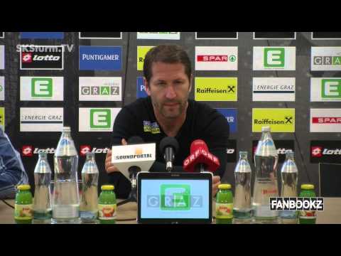 SK Sturm: Mediabriefing vor Admira Wacker (35. Runde 2014/15)