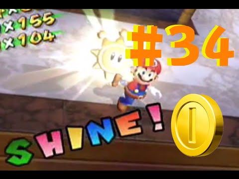 Let's Play Super Mario Sunshine Part 34: Sirena Beach 100 Coins