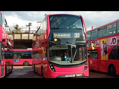 FULL ROUTE VISUAL. Route 35 Clapham Junction - Shoreditch