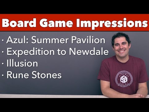 Impressions - Azul: Summer Pavilion, Newdale, Illusion, & Rune Stones