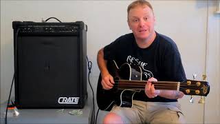 Video thumbnail for Crate BX100 Bass Amp by Picking and Flipping