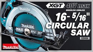 Makita 40V max XGT® 16-5/16" Circular Saw (GSH06)
