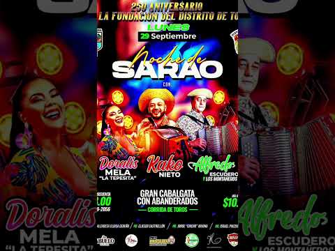 250 años fundación Distrito de Tolé, no te lo pierdas... #secoherrerano #chiriquí #tipicoenvivo