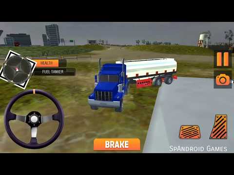 Off road hill side oil tanker transporter cargo - Android Gamesplay Full HD