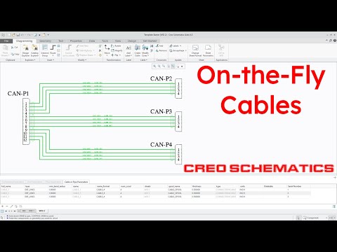 Creo Schematics | On-the-Fly Cables