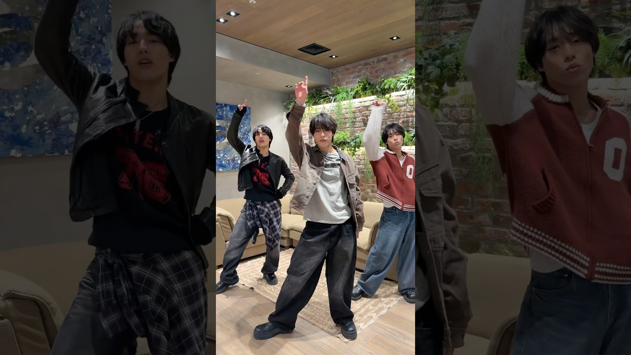 みんなも一緒に🕺#佐藤三兄弟 #三つ子 #satotriplets #triplets #PERFECTTRIANGLE #shorts