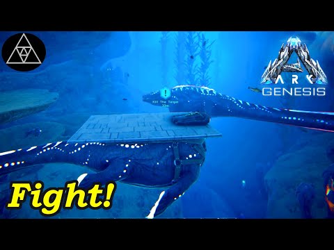 Schaffen wir den Mosabossfight auf Alpha? Level 140 Basilosaurus zähmen! - ARK: Genesis #49