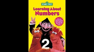 Sesame Street: Learning About Numbers (1996 VHS) (