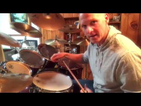 Polyrhythmic drum groove in 5/4