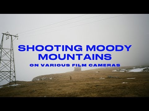 Shooting moody mountains on Pentax 67, Konica Big mini & Yashica D Twin lens