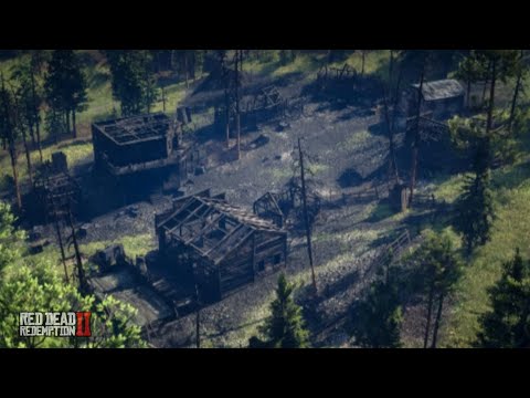 Visiting The Burned Town Of Limpany In 2023 - Red Dead Redemption 2