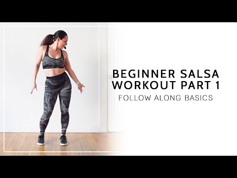 Cardio Dance Workout | Salsa Footwork For Beginners: Fitness Follow-Along Part 1