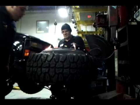 Stretching a 12.50 tire on a 15x15 rim.