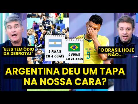 DESABAFO! “O BRASIL NÃO TEM ISSO que a ARGENTINA TEM! E EU CONFESSO que o MESSI…” VIRADA ÉPICA!