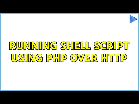 Ubuntu Running Shell Script Using Php Over Http