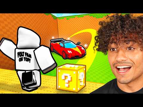 ROBLOX KICK A LUCKY BLOCK FOR CARS..