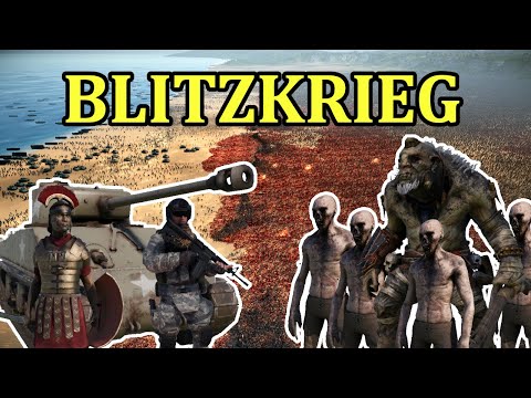 1,500,000 Evil Army Defends Their Land Against 220,000 Invading Human Army! UEBS2