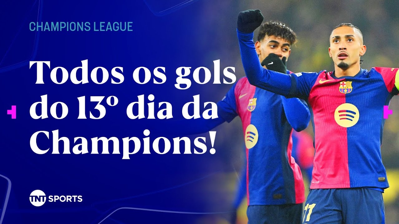 RAPHINHA BRILHANDO NOVAMENTE, CHUVA DE GOLAÇOS E FALHAS BIZARRAS! TODOS OS GOLS DO DIA NA CHAMPIONS!