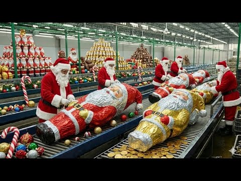 From Cocoa Beans to Foil Santas: How Christmas Holiday Chocolate Is Made