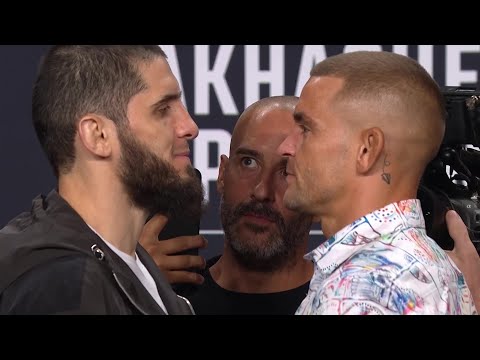 UFC 302: Битвы взглядов после пресс-конференции