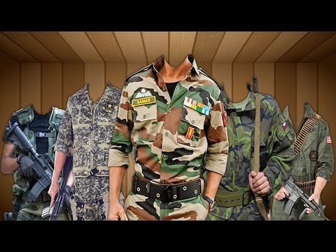 Army Suit Photo Editor Video