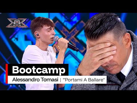 Alessandro Tomasi canta “Portami a ballare” di Luca Barbarossa | X Factor 2025 Bootcamp 2