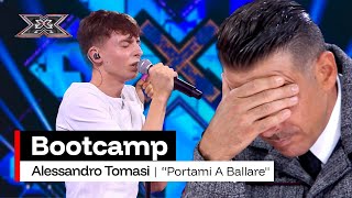 Alessandro Tomasi canta “Portami a ballare” di Luca Barbarossa | X Factor 2025 Bootcamp 2