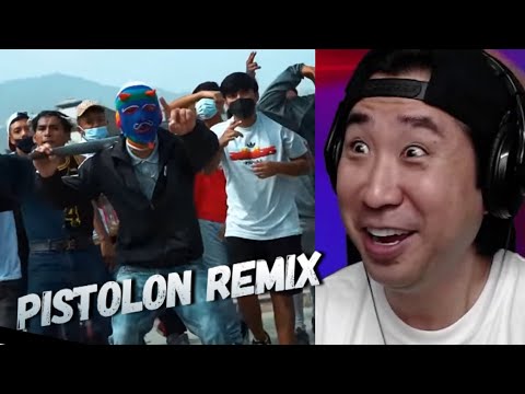Korean reacts to Pistolon Remix 🤣 Official Video