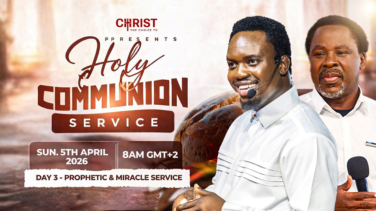 DAY 3 HOLY COMMUNION SERVICE WITH PROPHET PAUL DAVID !! #tbjoshualegacy #prophetpauldavid