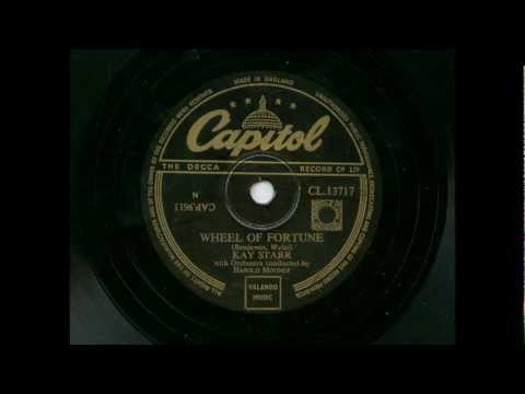 Kay Starr ' Wheel Of Fortune' 78 rpm