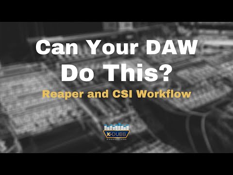 Can your DAW do THIS? | Reaper and CSI | Icon ProX XS Xtouch Mini C4 | Control Surface Mixing