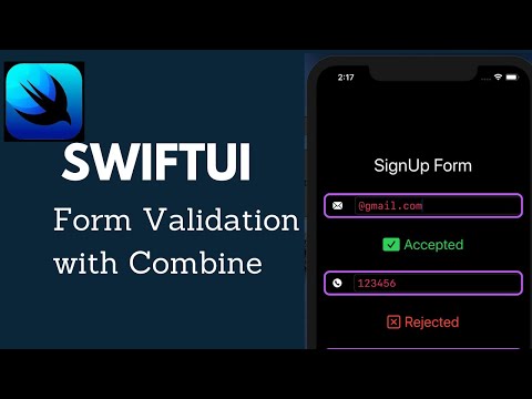 SwiftUI Basics: Form Validation with Combine