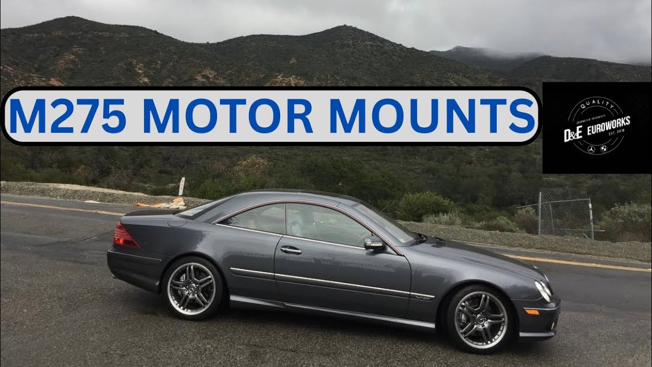 2006 Mercedes-Benz CL600 Motor And Transmission Mount replacement. CL65 S600 S65 W215 W220 M275 DIY