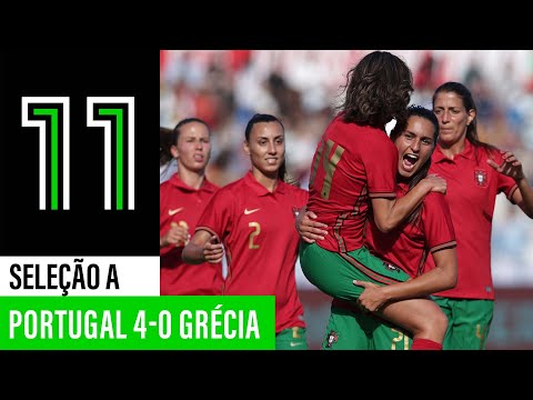 SNA Feminina: Portugal 4-0 Grécia