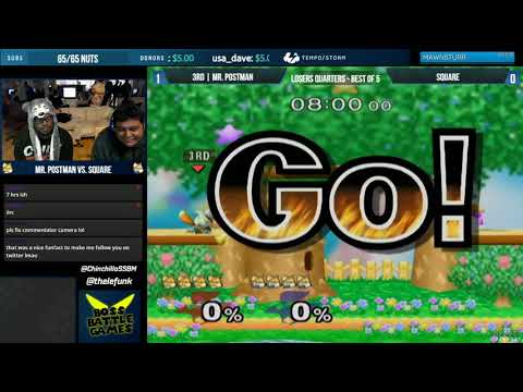 Master Hand Monthly (July 2018) - 3rd | Mr. Postman (Fox) vs. Square (Fox) - SSBM - L. Quarters