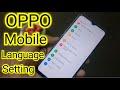 Oppo Mobile Language Settings