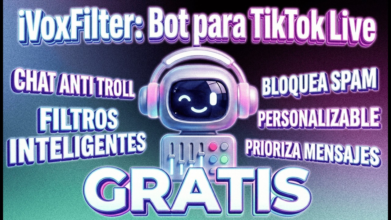 ✋🛑 BOT de VOZ ANTI-TROLL para TikTok Live | iVoxFilter - Protección Total Contra Haters y Spammers🤖✅