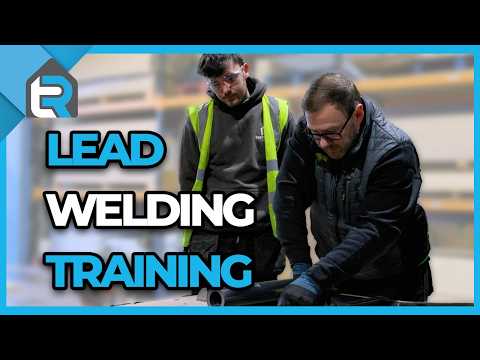 Learning Lead Welding with Lead Sheet Training Academy