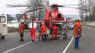 preview picture of video '21.02.2011 - Sinsheim - Schwerer Unfall auf der B 292 - Fehlverhalten kostet 21-jährigen das Leben'