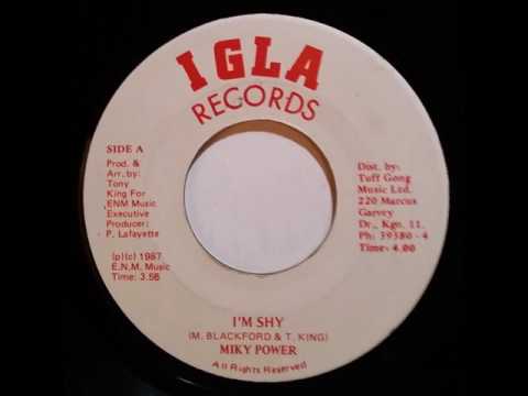 Michael "Miky Power" Blackford - I'm Shy + Dub - 7" Igla Records 1987 - TRUE LOVER 80'S DANCEHALL