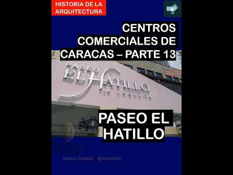 Historia del Paseo El Hatillo #caracas #arquitectura #hatillo