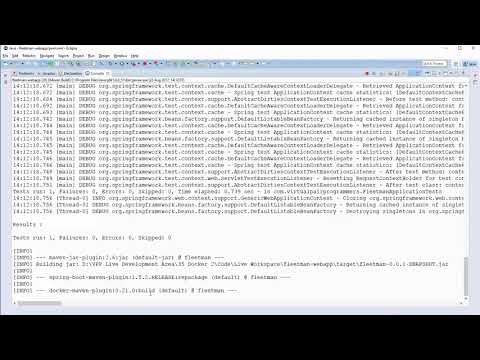 How to mvn package Docker Maven Plugin